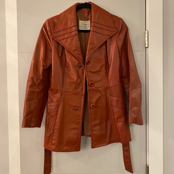 ⬇️⬇️HUGE PRICE DROP ⬇️RARE FIND! Wow! Beautiful Vintage Leather jacket - Picture 5 of 11
